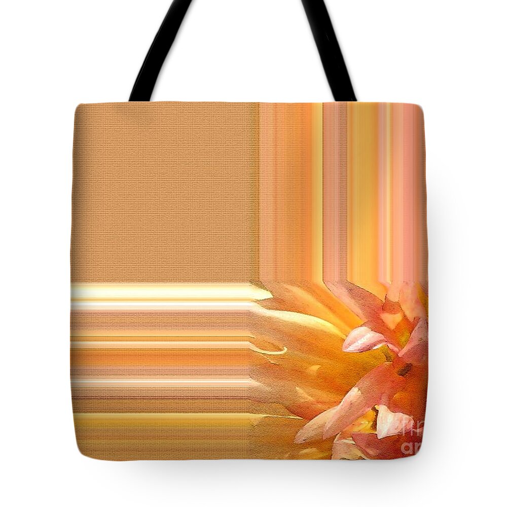 Mccombie Tote Bag featuring the painting Dahlia named Intrepid #4 by J McCombie