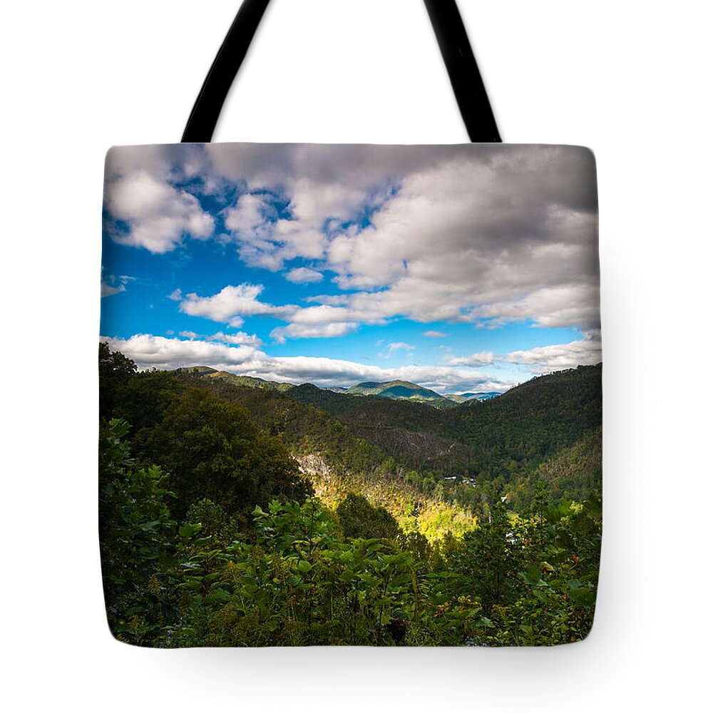 Blue Ridge Parkway Tote Bag featuring the photograph Great Smoky Mountains by Raul Rodriguez