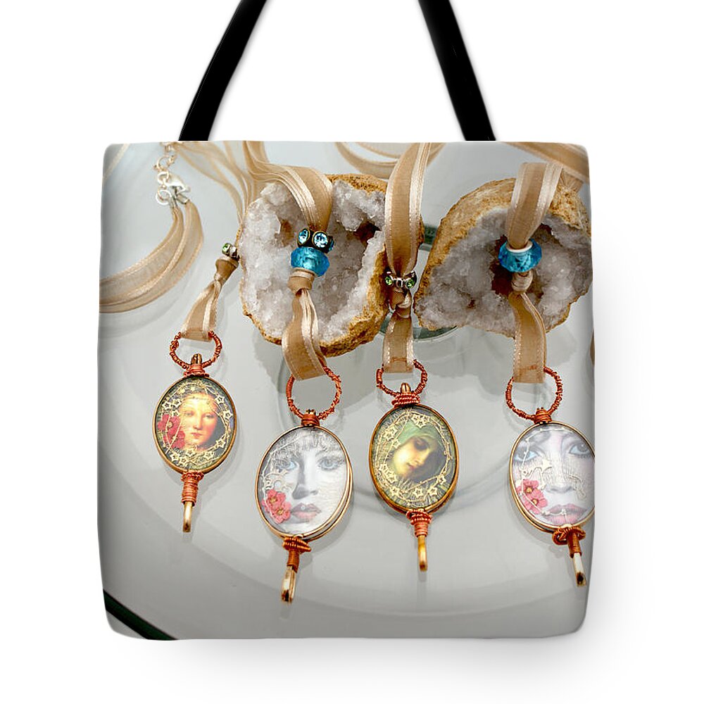 Jewelry Tote Bag featuring the jewelry Jewelry by Judy Henninger