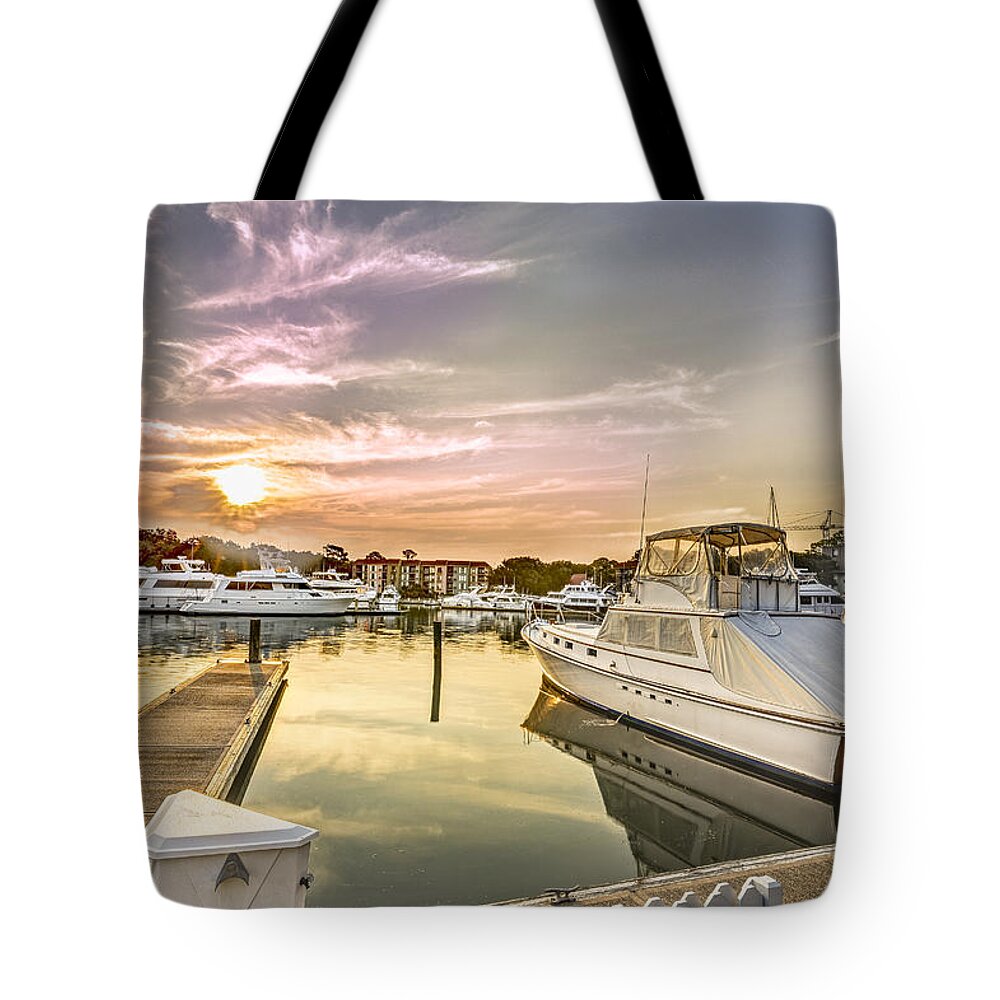 America Tote Bag featuring the photograph Lighthouse on Hilton Head Island #4 by Peter Lakomy