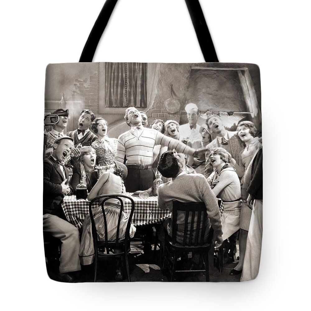 1920s Tote Bag featuring the photograph Silent Still: College #4 by Granger