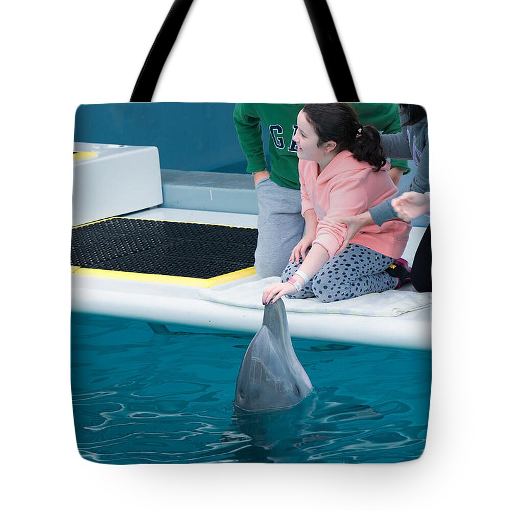Clearwater Tote Bag featuring the digital art Winter #4 by Carol Ailles