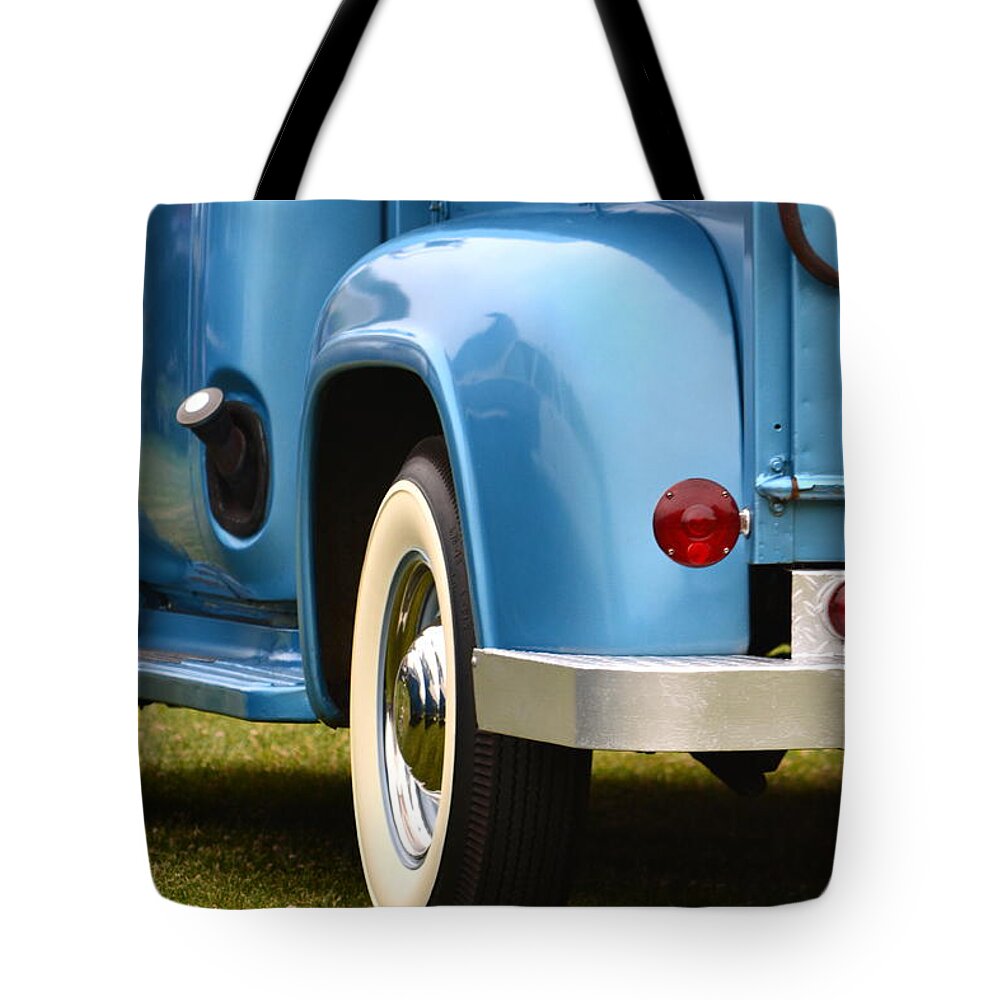 Ford Tote Bag featuring the photograph Classic Ford Pickup by Dean Ferreira