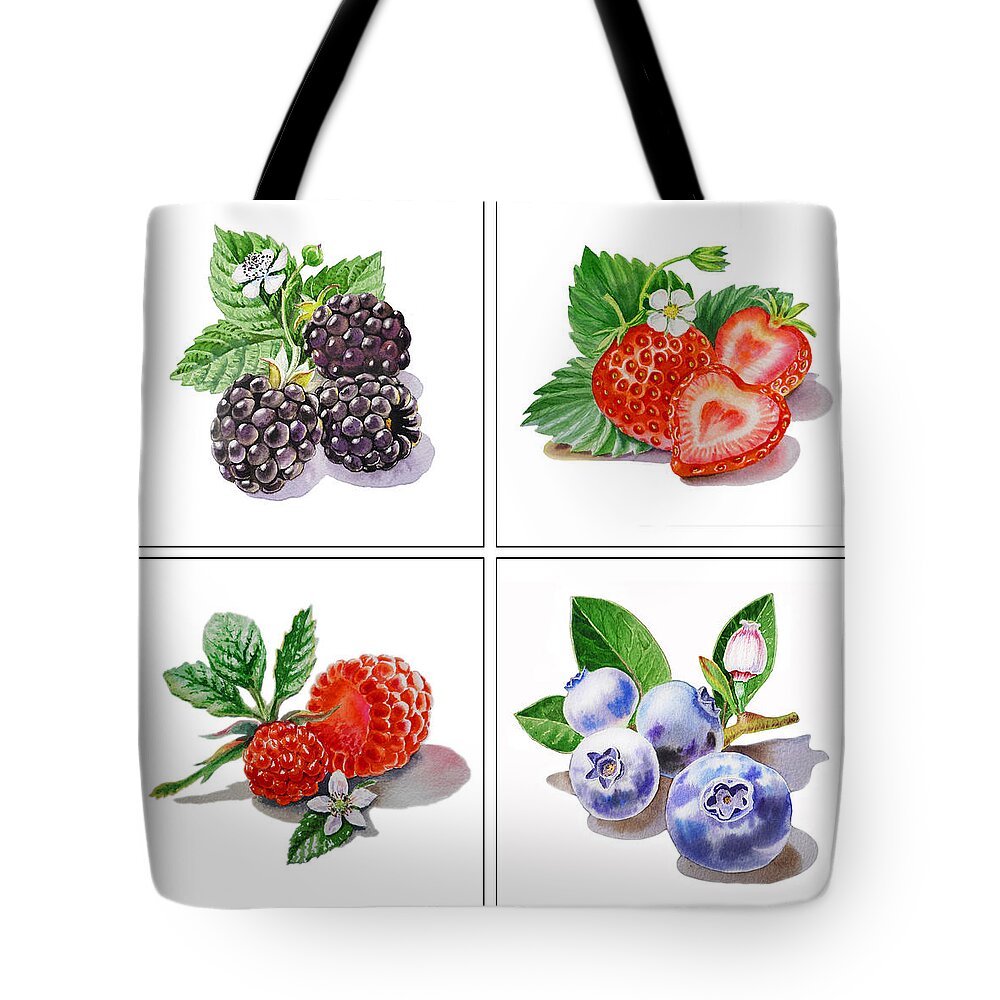 Best Tote Bag featuring the painting Farmers Market Delight #1 by Irina Sztukowski