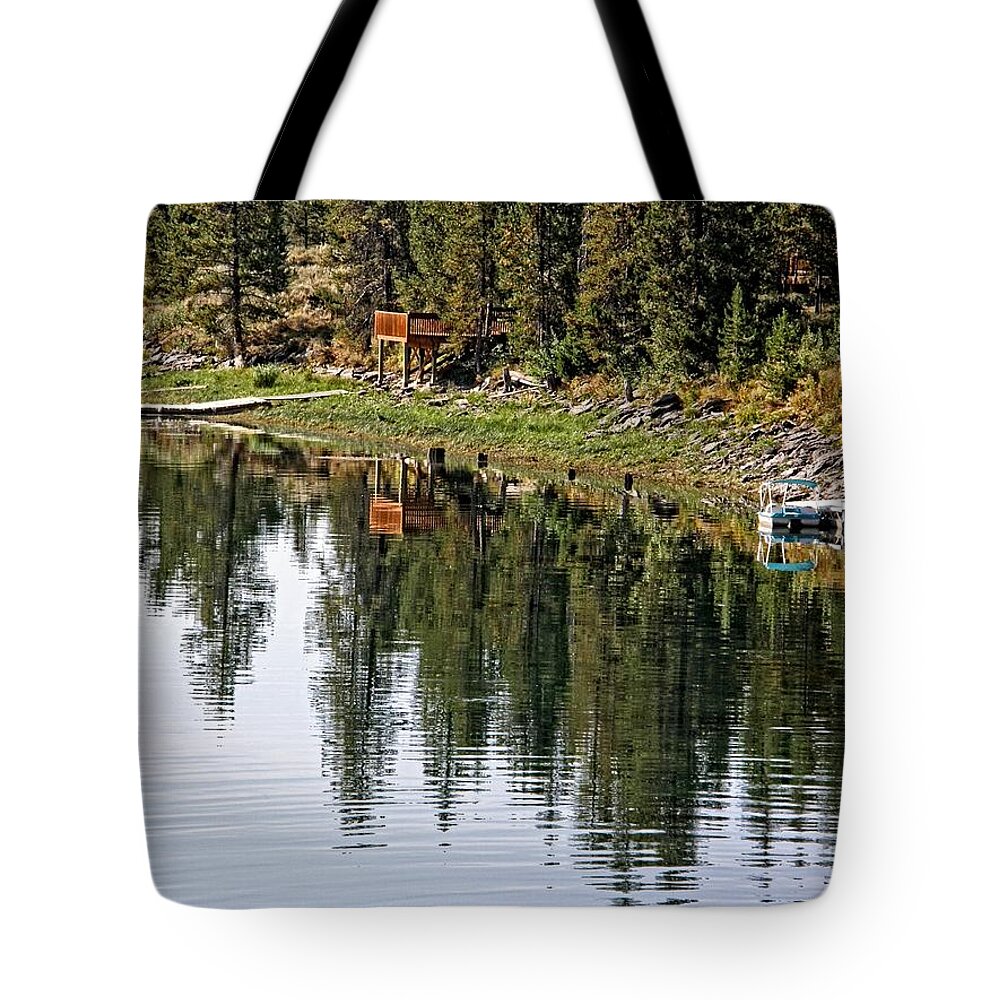 Island Park Tote Bag featuring the photograph Island Park #5 by Image Takers Photography LLC