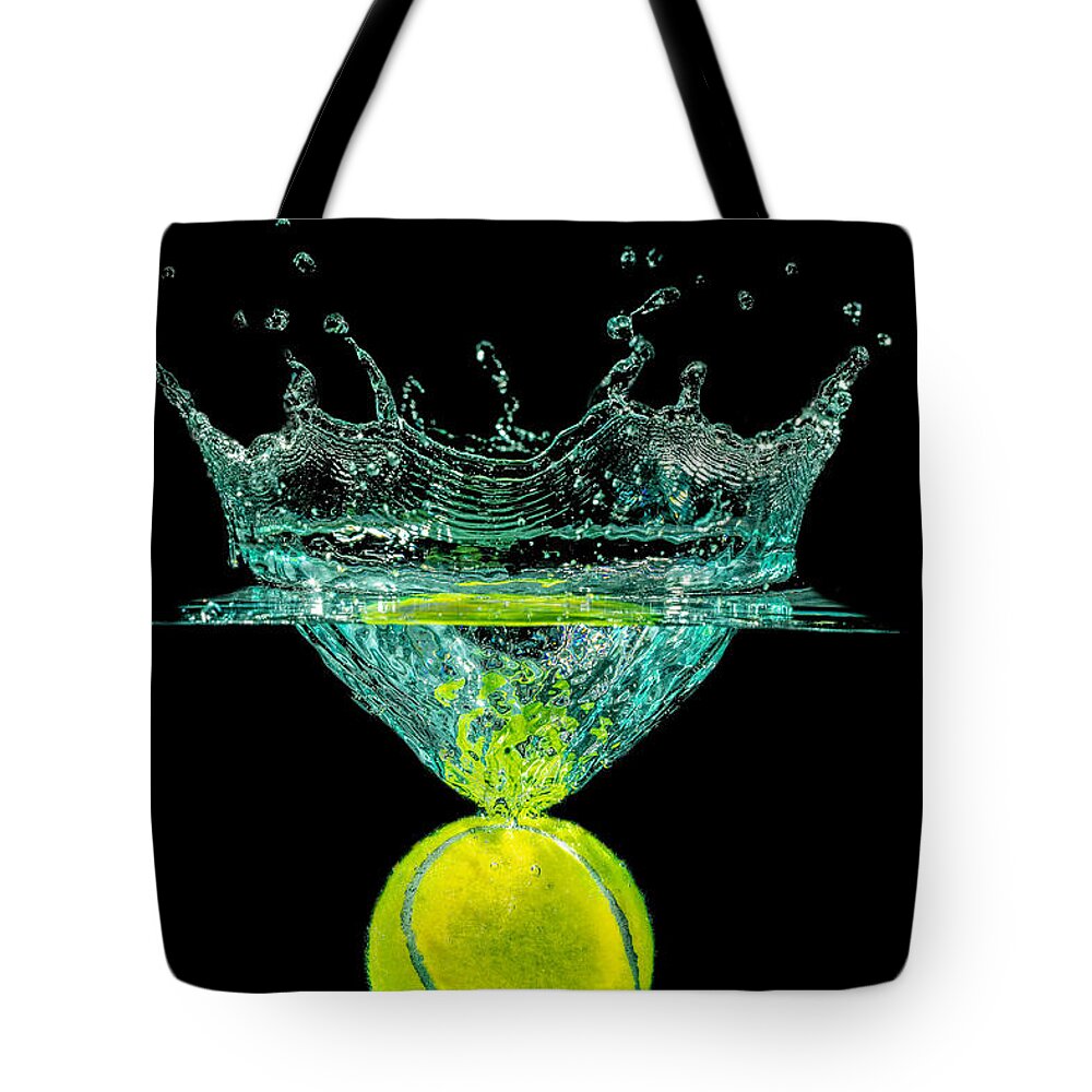 Activity Tote Bag featuring the photograph Tennis Ball #5 by Peter Lakomy