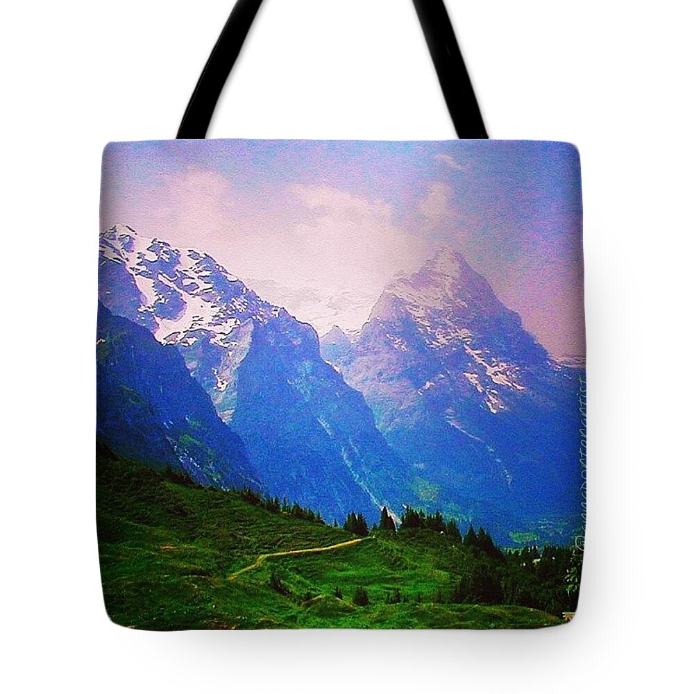 Mountains Tote Bag featuring the photograph Instagram Photo #501357445589 by Anna Porter