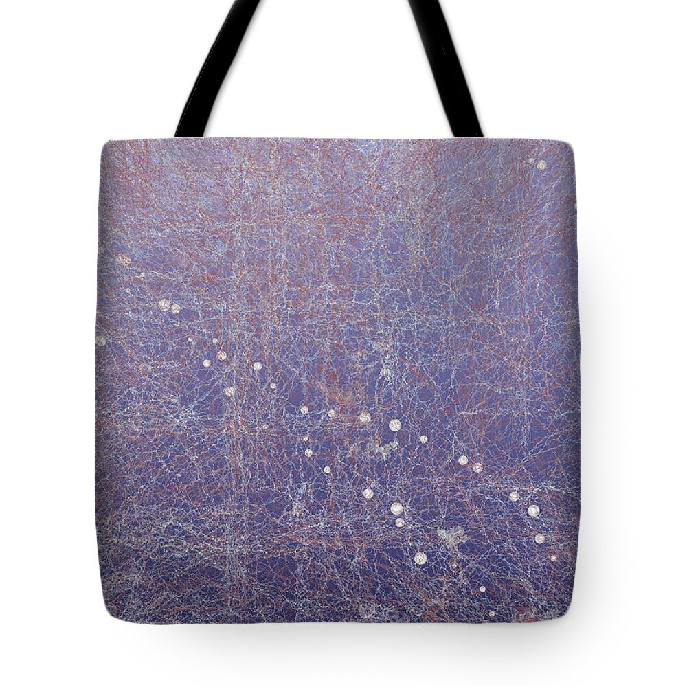 Abstract Tote Bag featuring the digital art 5x7.l.1.11 by Gareth Lewis
