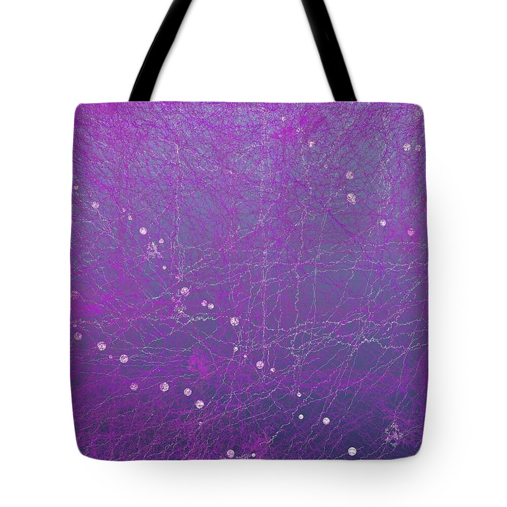 Abstract Tote Bag featuring the digital art 5x7.l.1.14 by Gareth Lewis