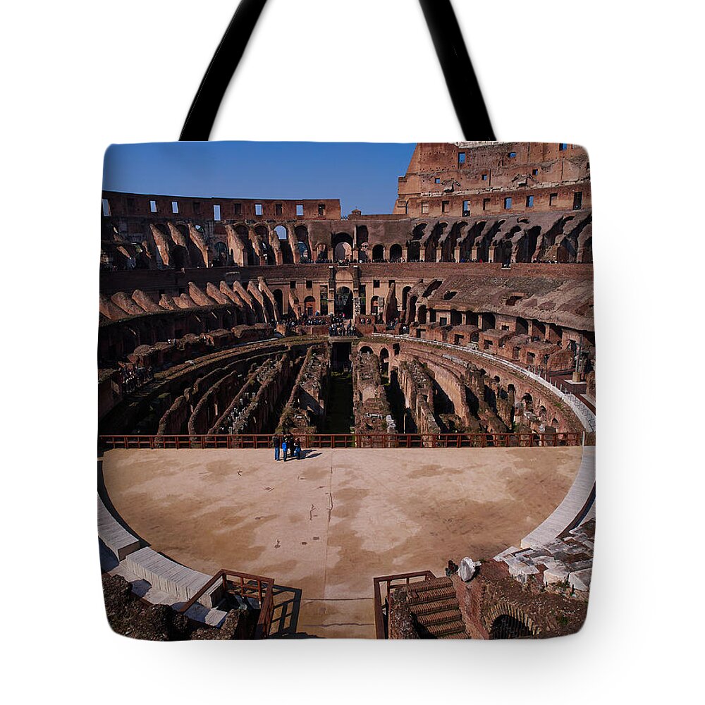 2013. Tote Bag featuring the photograph Colosseum 9 by Jouko Lehto