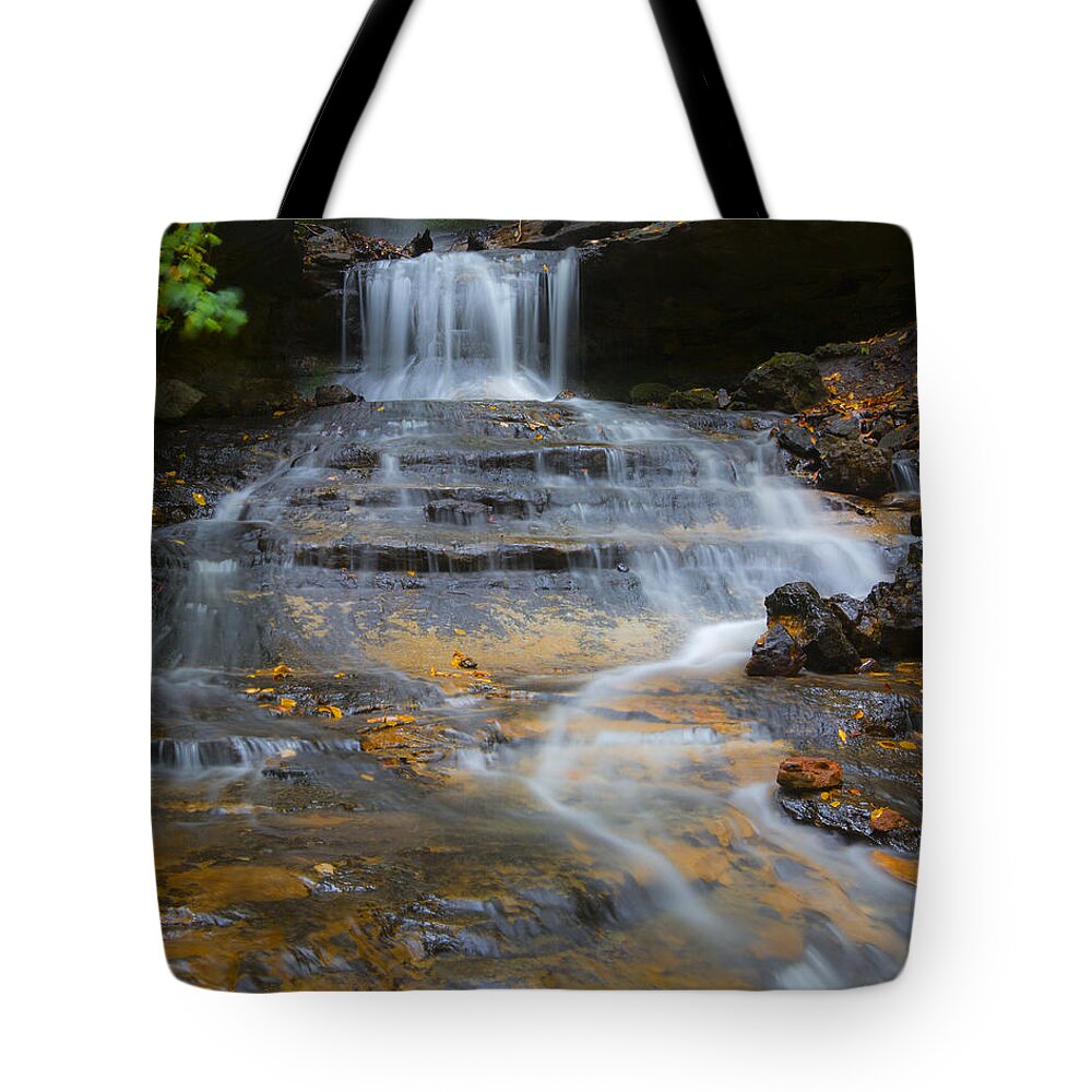 Autumn Tote Bag featuring the photograph Horseshoe Falls #6 by Jack R Perry