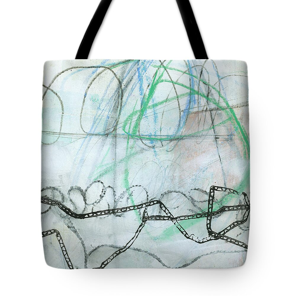 Painting Tote Bag featuring the painting 60/100 by Jane Davies