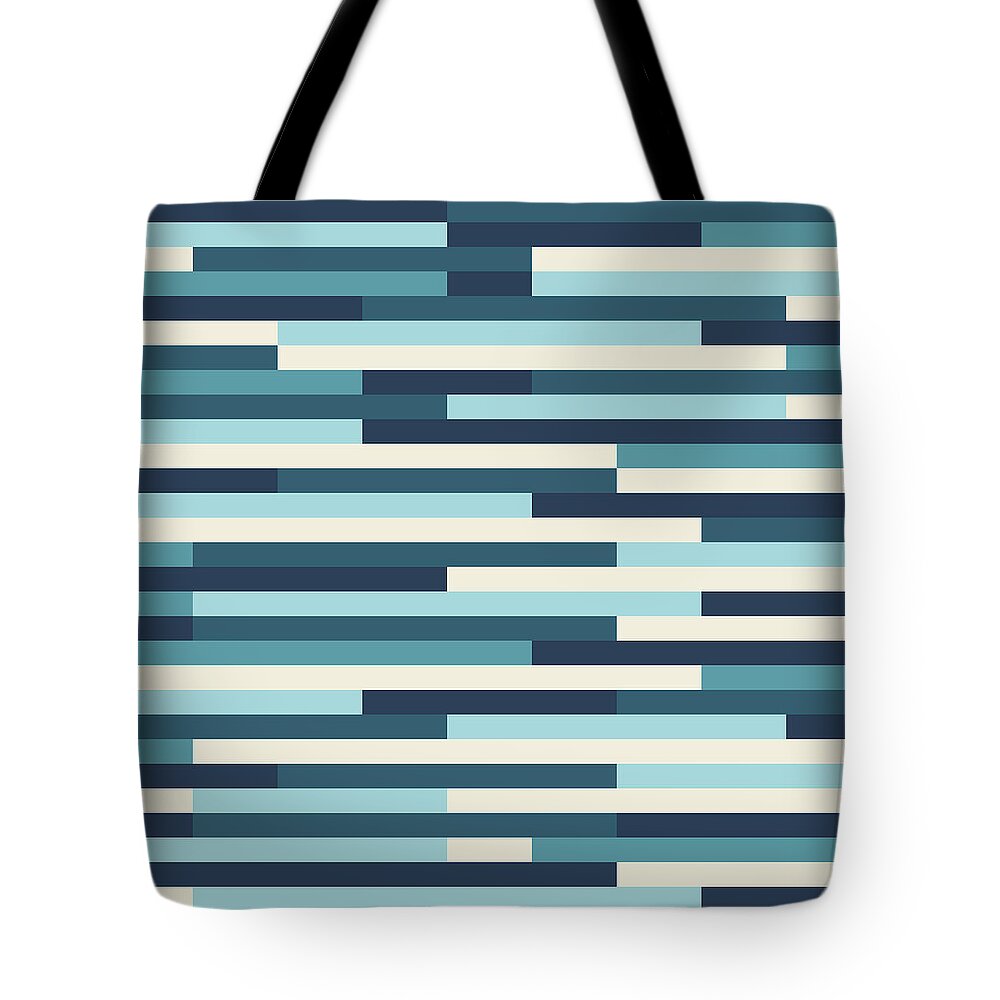 Abstract Tote Bag featuring the digital art Geometric #7 by Mike Taylor