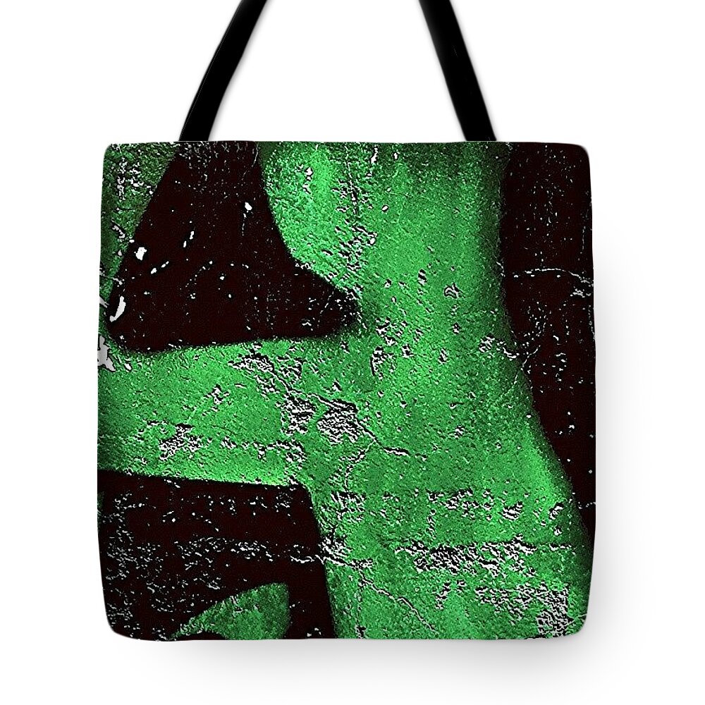 Stencilart Tote Bag featuring the photograph A by Jason Roust