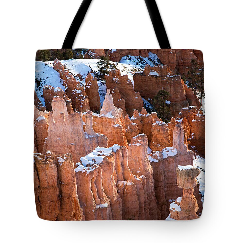 Bryce Canyon Tote Bag featuring the photograph Sunset Point Bryce Canyon National Park #7 by Fred Stearns