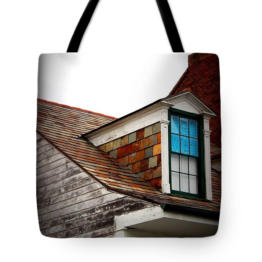 French Quarter Tote Bag featuring the photograph Window - French Quarter by Beth Vincent