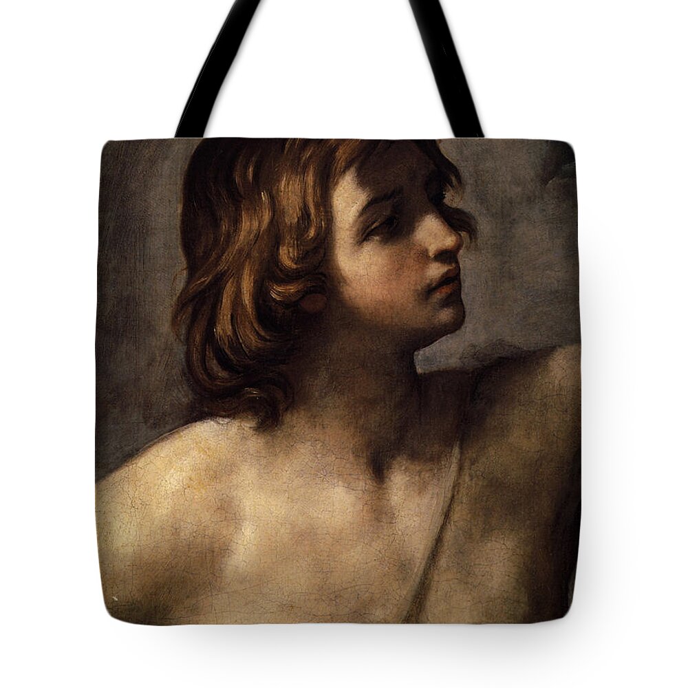 David - Guido Reni Tote Bag featuring the painting David by MotionAge Designs