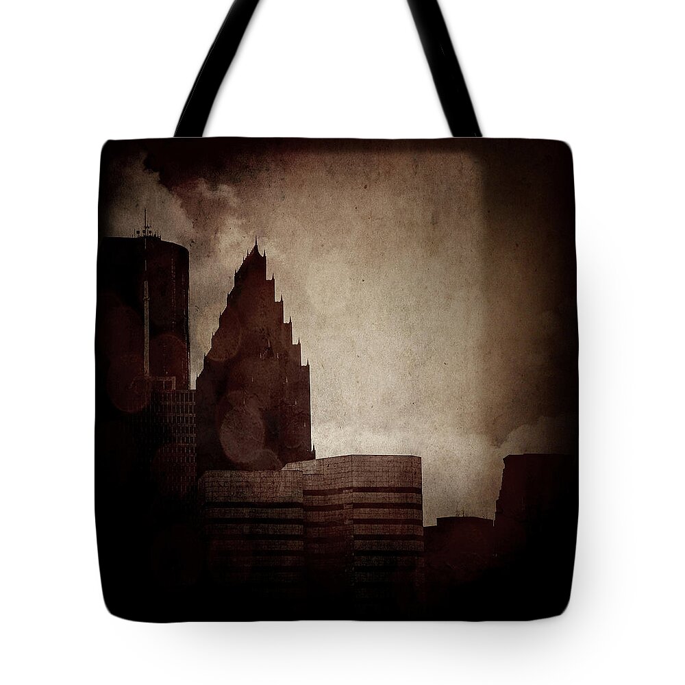 Architecture Tote Bag featuring the photograph A City With No Name by Trish Mistric