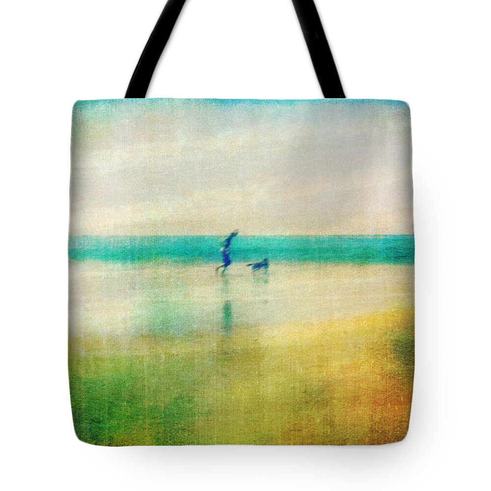 Ocean Tote Bag featuring the photograph A day by the sea by Suzy Norris