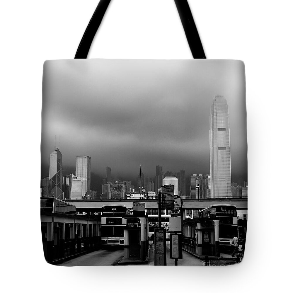 Hong Kong Tote Bag featuring the photograph A Different Perspective by Venetta Archer