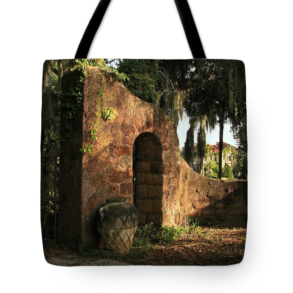 Landscapes Tote Bag featuring the photograph A Glimpse into Yesteryear by Peggy Urban