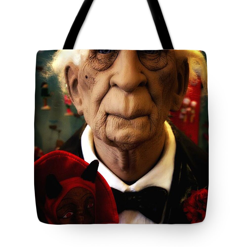 Newel Hunter Tote Bag featuring the photograph A Gothic Tale by Newel Hunter