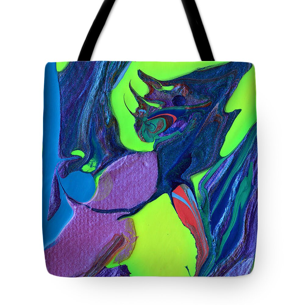 Mouse Tote Bag featuring the painting A Hobbit's Mouse by Donna Blackhall
