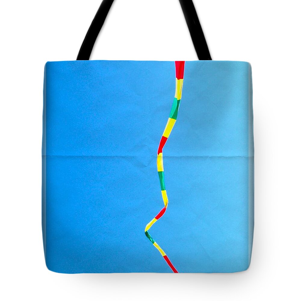 Sky Tote Bag featuring the photograph A Kite by Jamie Johnson