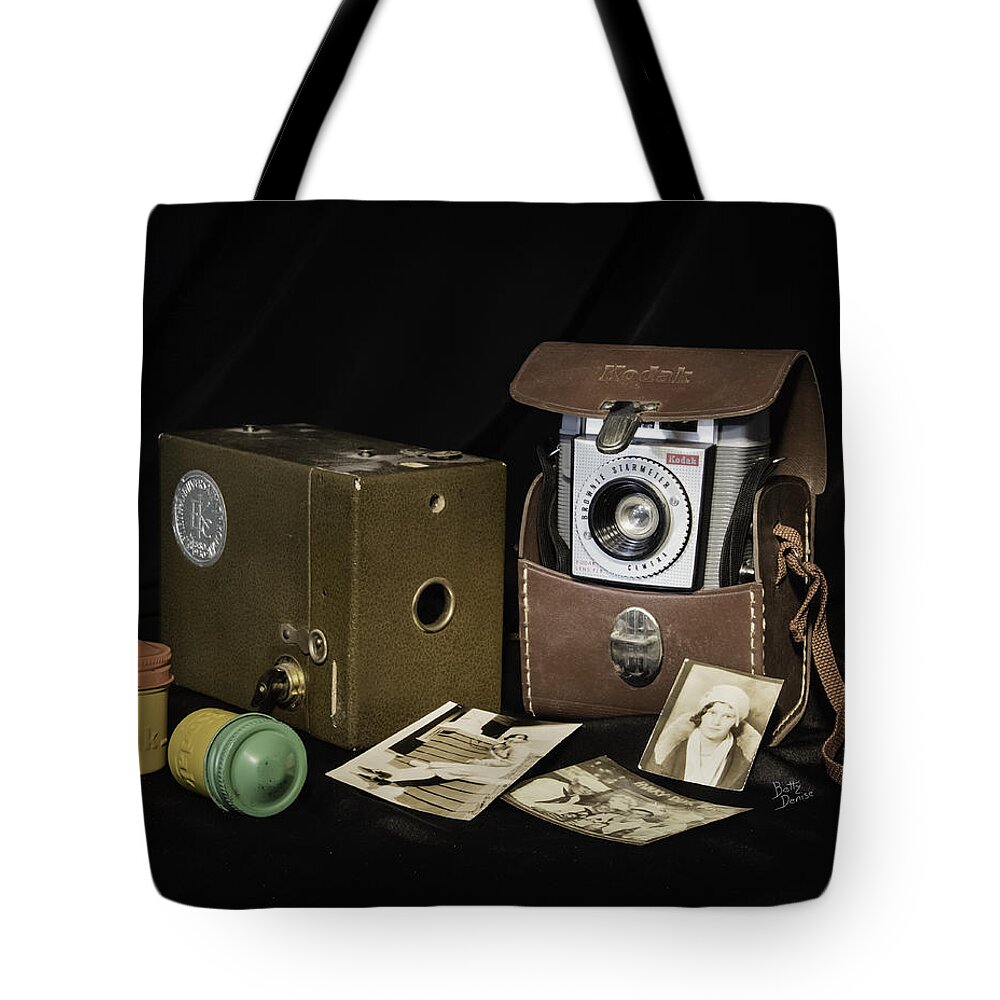 Kodak Tote Bag featuring the photograph A Kodak Moment... by Betty Denise