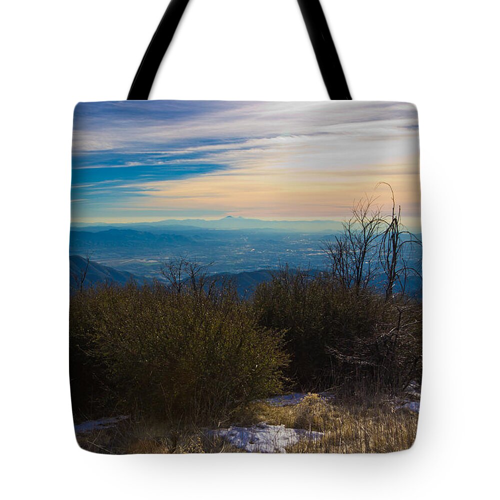 Background Tote Bag featuring the photograph A Late Winter's Afternoon by Heidi Smith