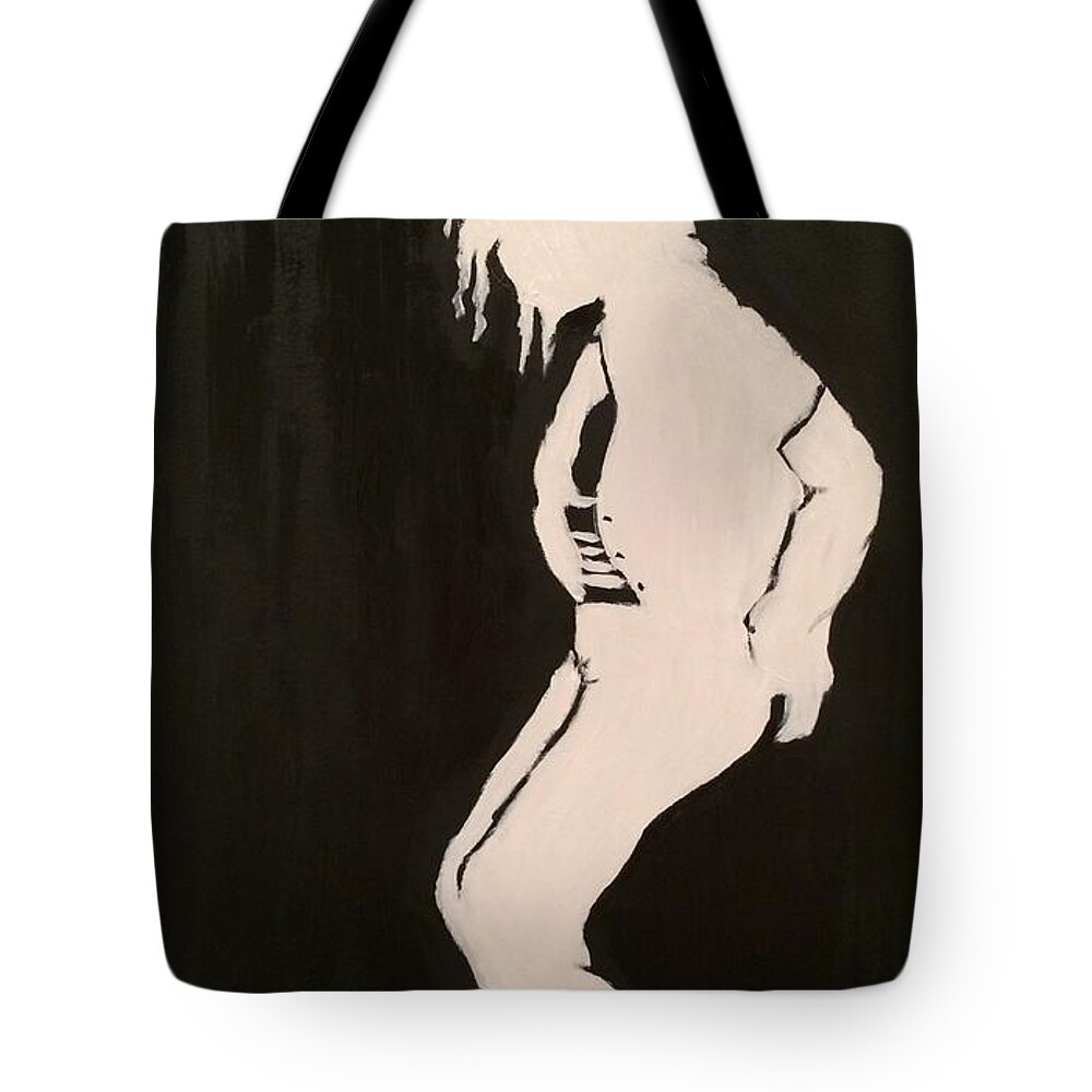 Tote Bag featuring the painting A legend by Brindha Naveen