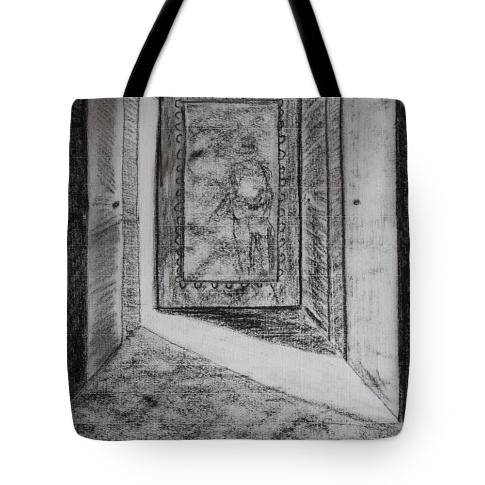 Dream Tote Bag featuring the painting A Memory 3 by Roger Cummiskey