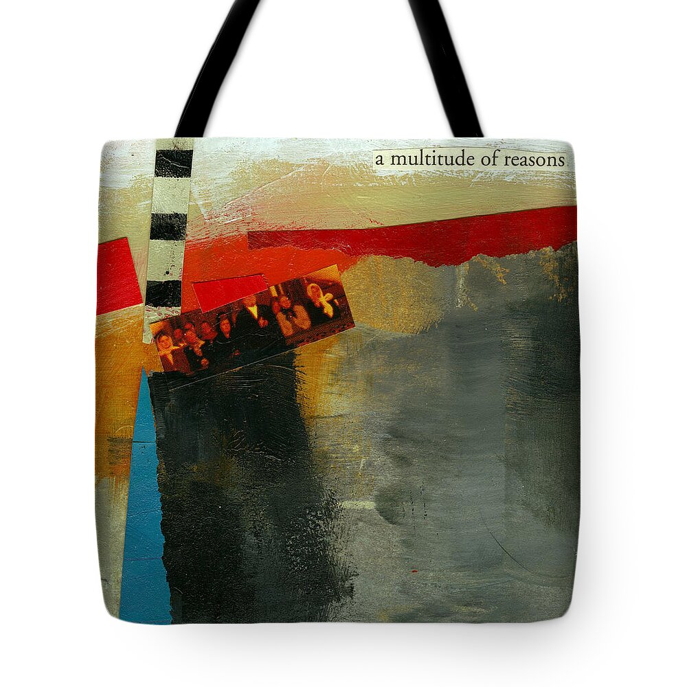 4x4 Tote Bag featuring the painting A Multitude of Reasons by Jane Davies