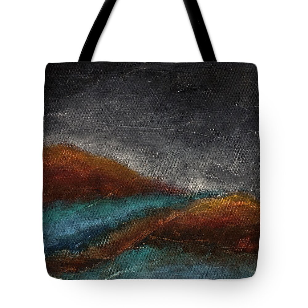 Abstract Painting Tote Bag featuring the painting A Painting A Day #1 by Gray Artus