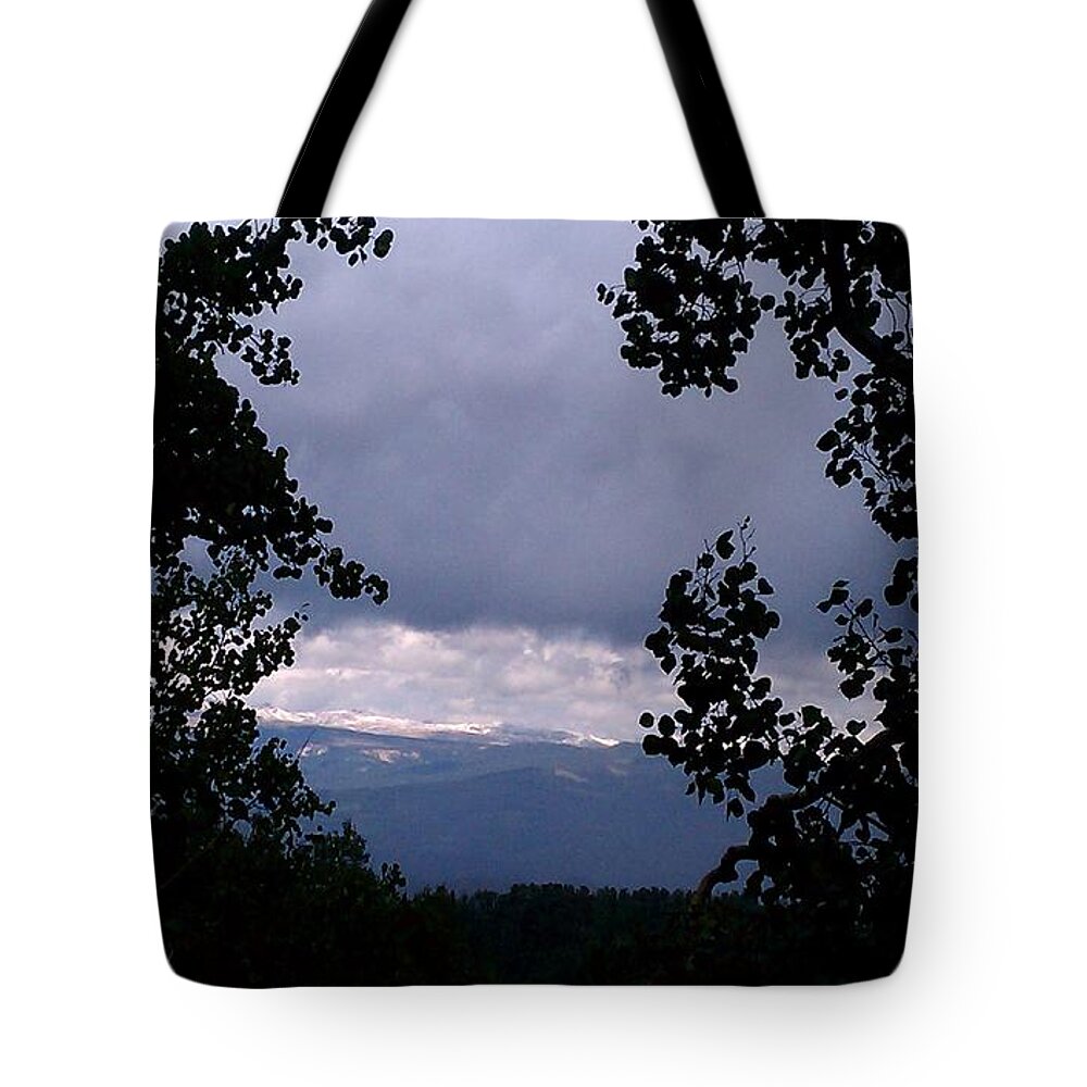 Landscape Tote Bag featuring the photograph A Peek at Heaven by Fortunate Findings Shirley Dickerson