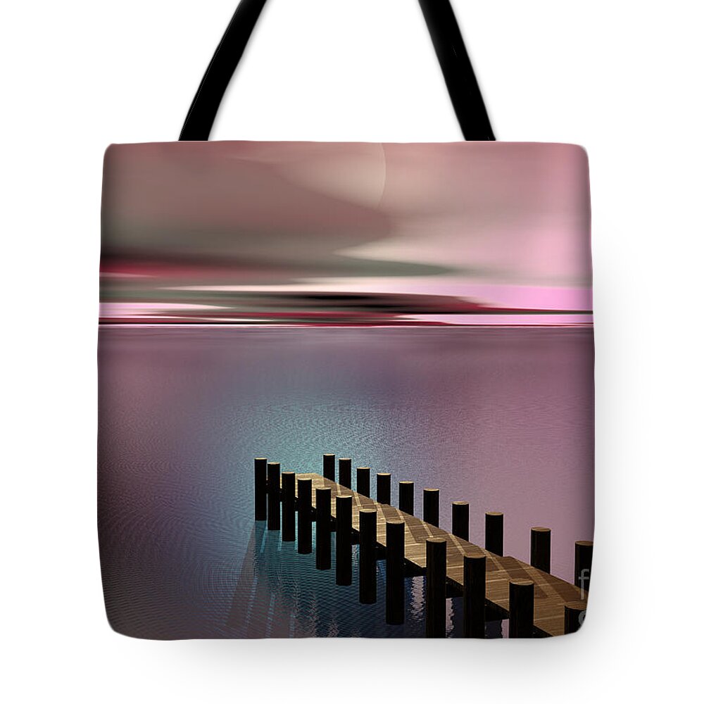Storm Tote Bag featuring the painting A Perfect Calm by Barbara Milton
