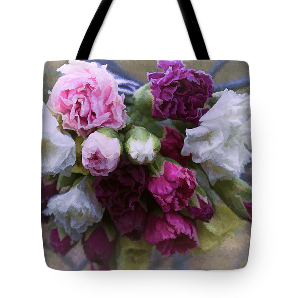 Wall Art Tote Bag featuring the photograph A Sad Bouquet by Ron Roberts