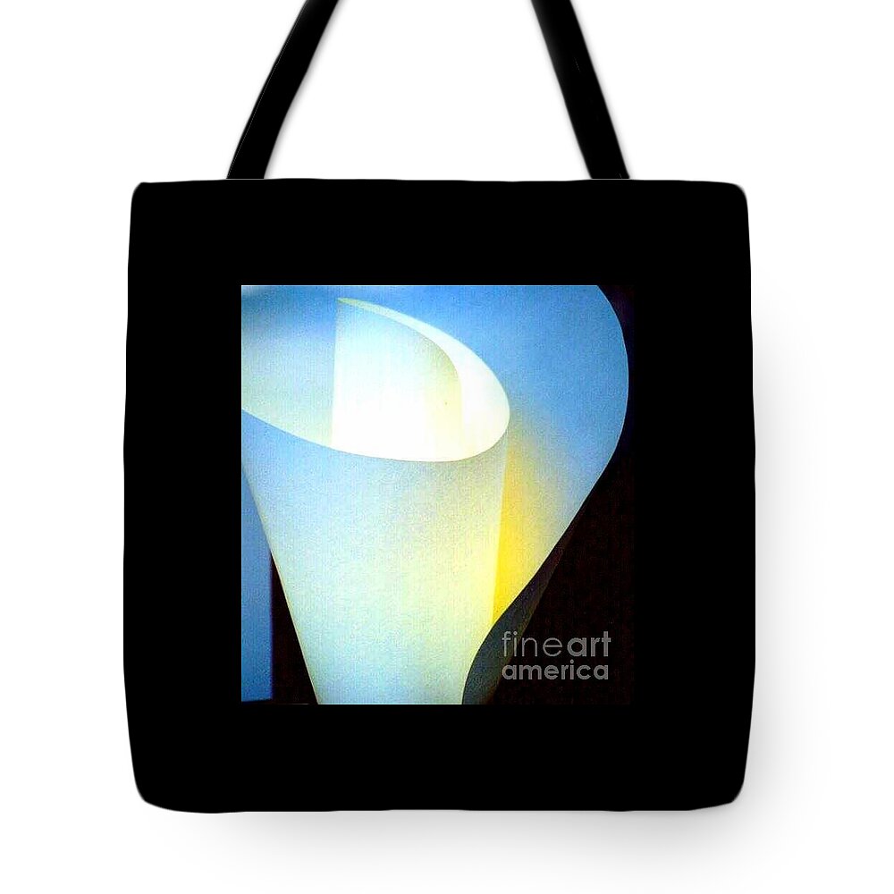 Abstract Photos Tote Bag featuring the photograph A Shade of Illumination by Michael Hoard