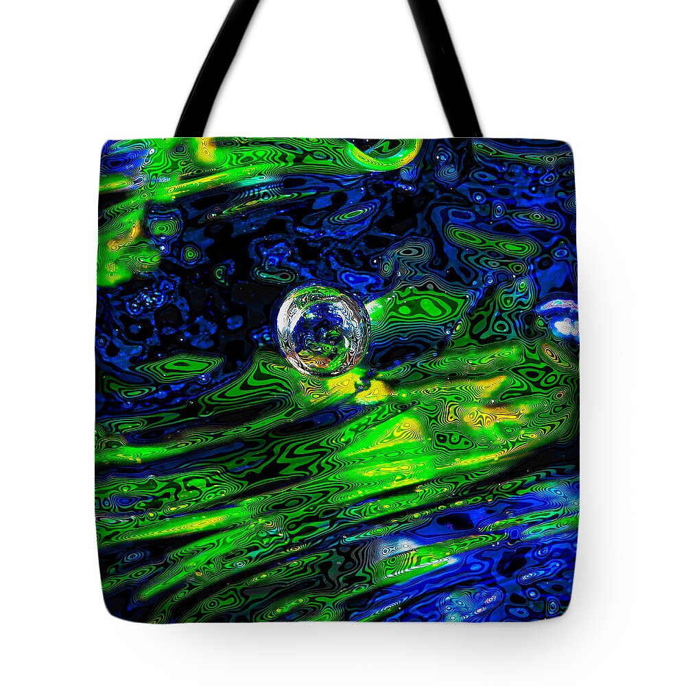 Seattle Seahawks Tote Bag featuring the photograph A Splash of Seahawks by David Patterson