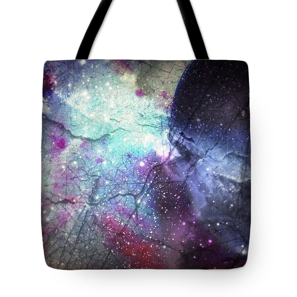 Abstract Tote Bag featuring the photograph A Spoon #phoneart #abstract by Abbie Shores