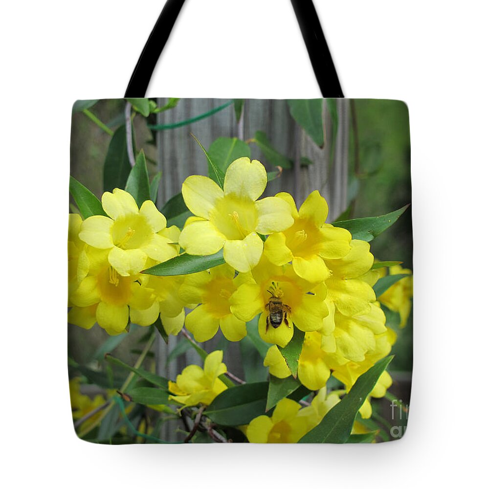 Bee Tote Bag featuring the photograph A Taste Of Yellow by Arlene Carmel