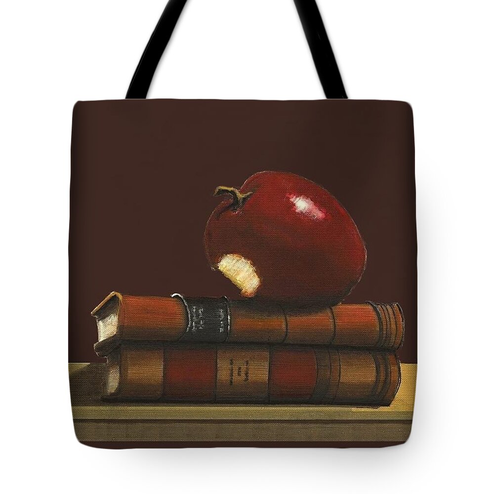 Fineartamerica.com Tote Bag featuring the painting A Teacher's Gift Number 20 by Diane Strain