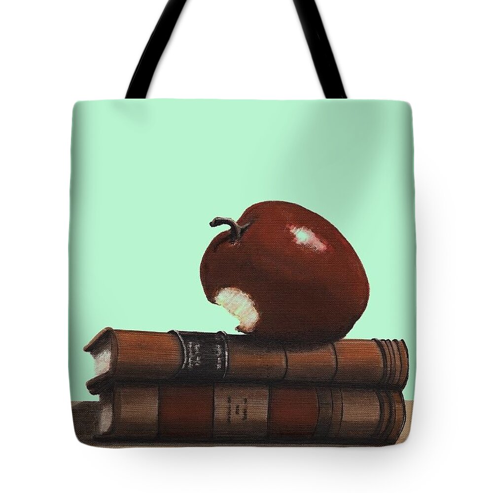 Fineartamerica.com Tote Bag featuring the painting A Teacher's Gift  Number 8 by Diane Strain