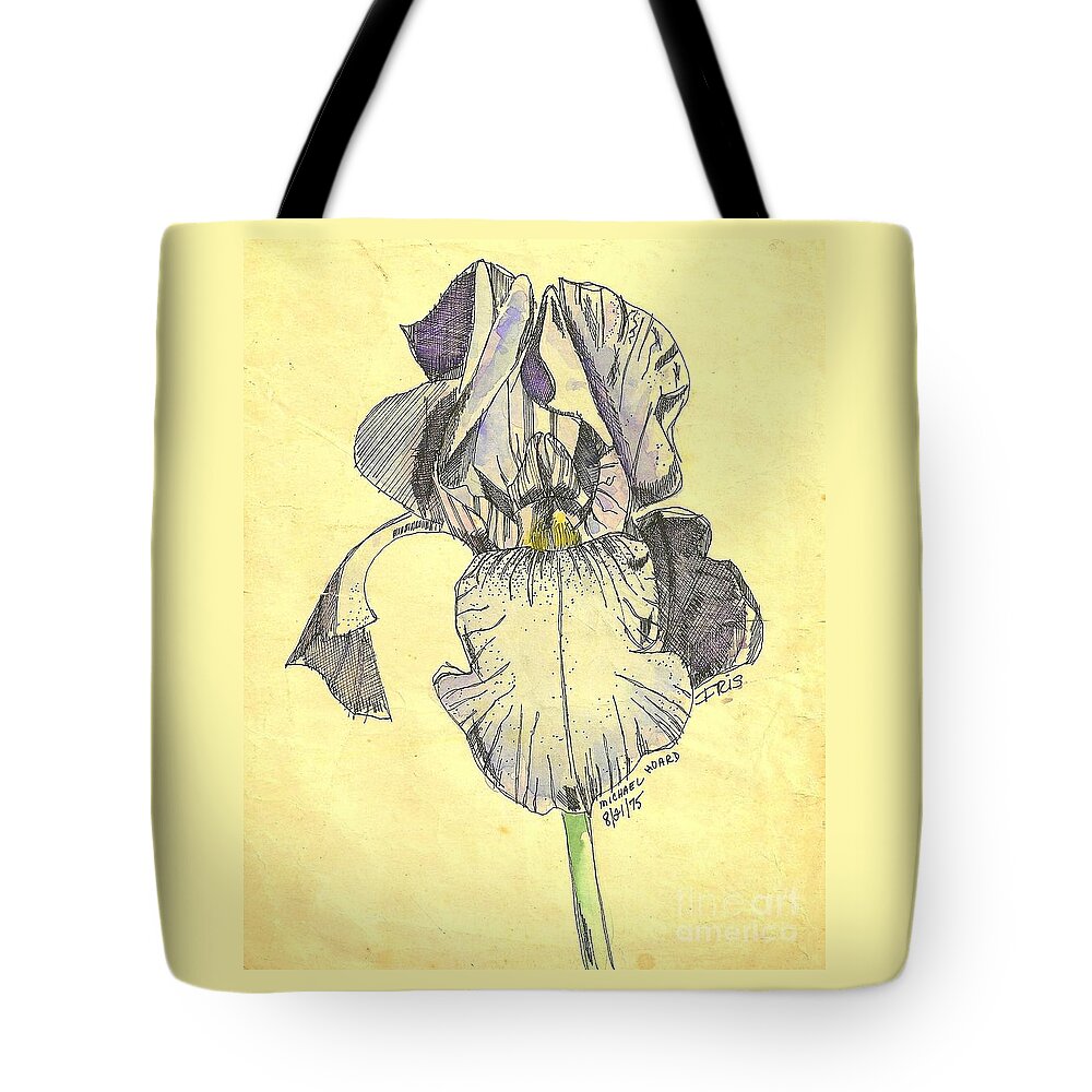 Michael Hoard Photography Tote Bag featuring the photograph A Wild Lavender Louisiana Iris by Michael Hoard