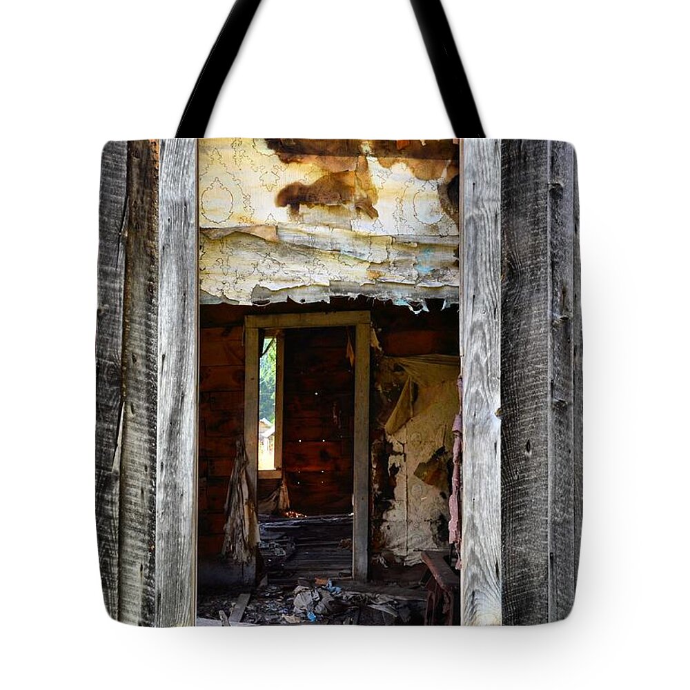 Abstract Tote Bag featuring the photograph Abandonment by Lauren Leigh Hunter Fine Art Photography