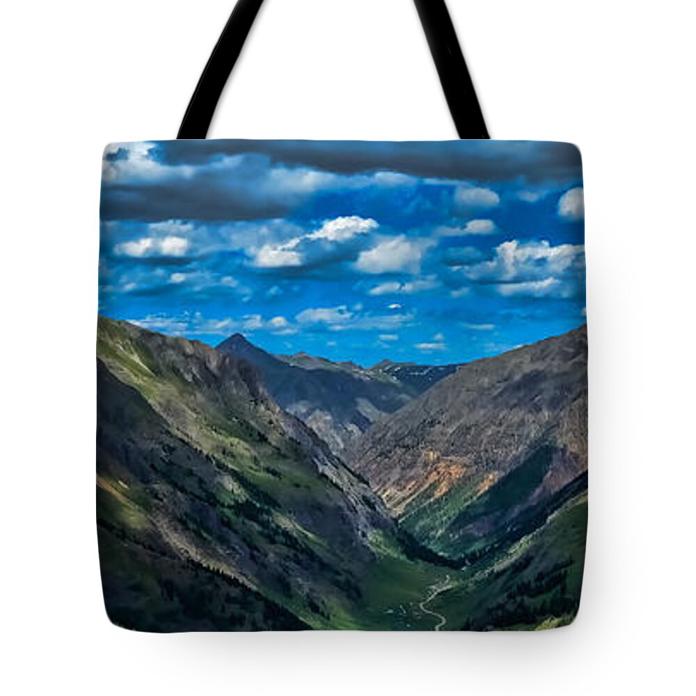 Mountains Tote Bag featuring the photograph Above It All by Don Schwartz