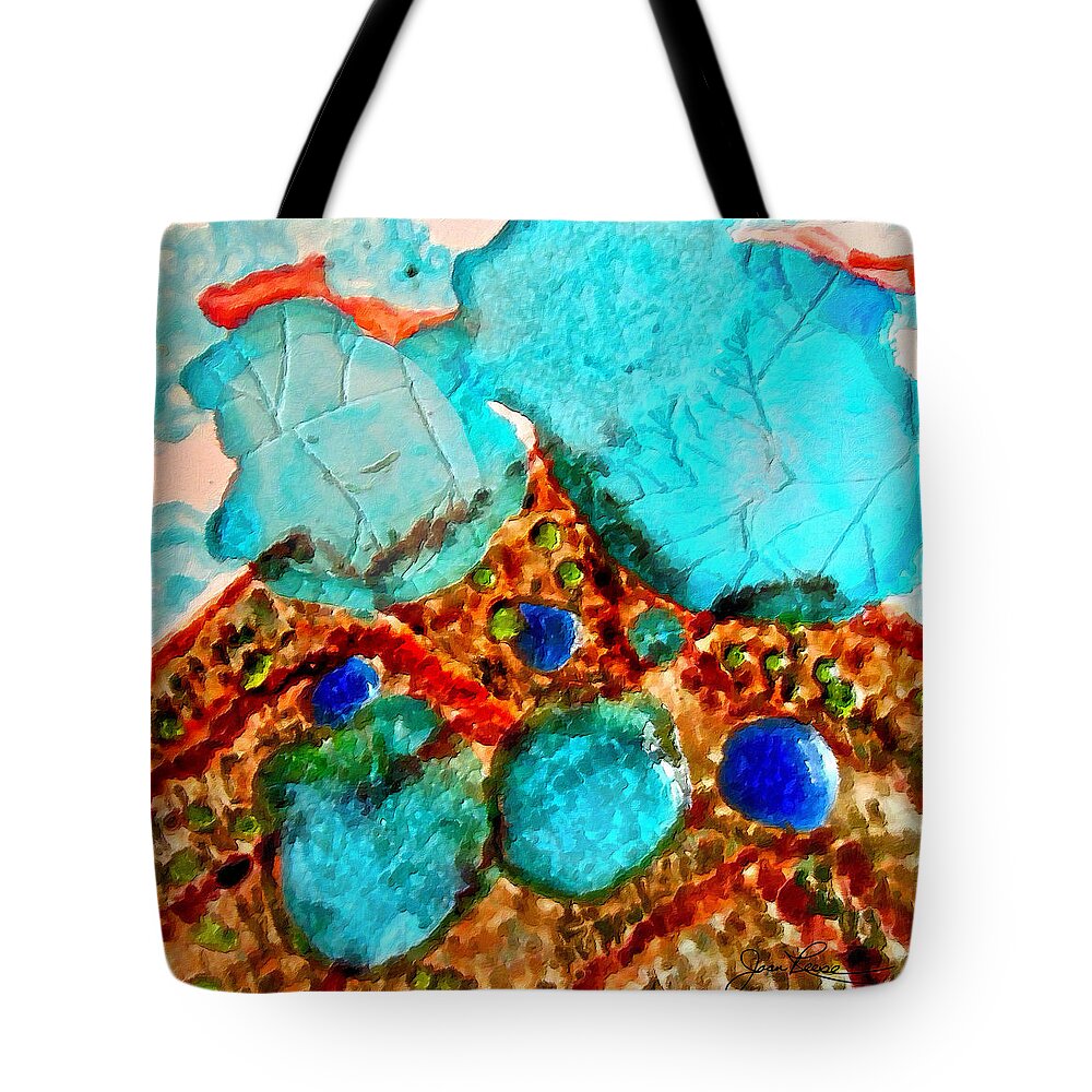 Painting Tote Bag featuring the painting Above The Clouds by Joan Reese