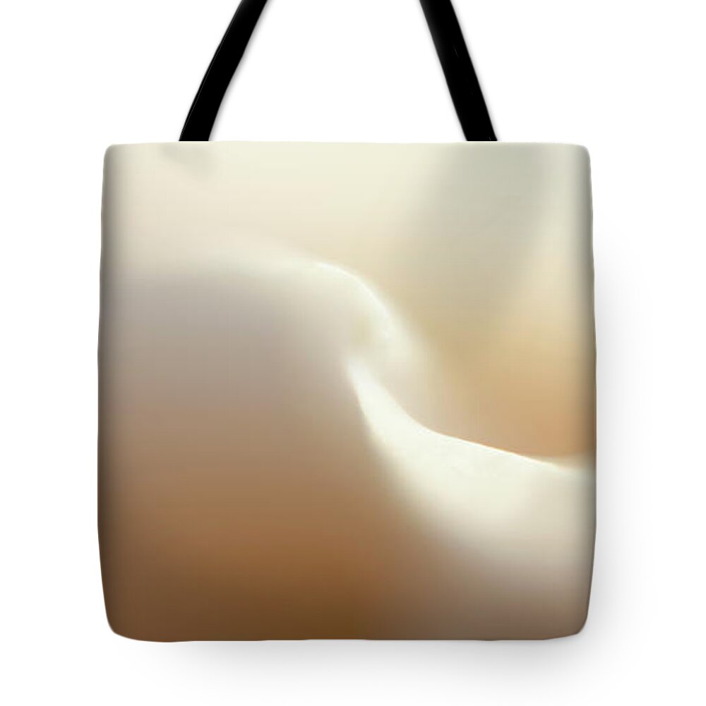 Curve Tote Bag featuring the photograph Abstract Forms And Light by Ralf Hiemisch
