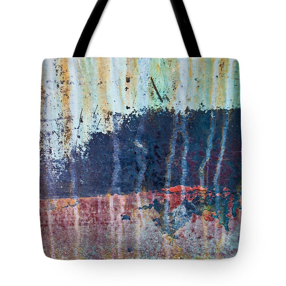 Industrial Tote Bag featuring the photograph Abstract Landscape by Jani Freimann