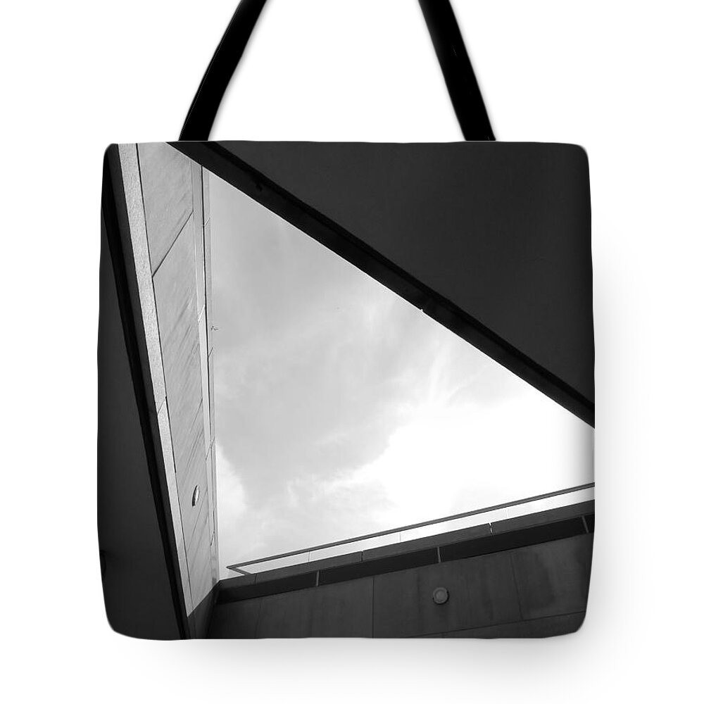 Abstract Tote Bag featuring the photograph Abstract - National Constitution Center 2 by Richard Reeve